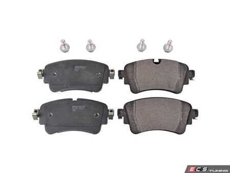 ES#4345805 - 80A698451C - Rear Brake Pad Set - Restore confident stopping power and eliminate frustrating brake squeal - Febi - Audi