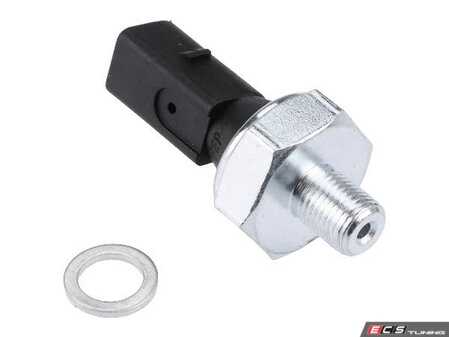 ES#5457350 - 06A919081A - Oil Pressure Switch - Black - Senses engine oil pressure for the ECU and warning light. 1.2-1.6 BAR - URO - Audi Volkswagen