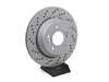 ES#4069193 - 34212282304 - Rear Right Brake Disc - 2 piece floating cross drilled 328x20mm rotor - Zimmermann - BMW