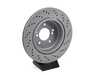 ES#4069193 - 34212282304 - Rear Right Brake Disc - 2 piece floating cross drilled 328x20mm rotor - Zimmermann - BMW