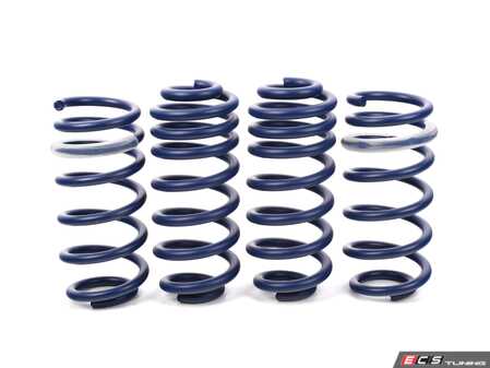 ES#4151096 - 50381 - Sport Spring Set - Unrivaled comfort and performance. Lowers 1.6" front and rear. - H&R - Audi
