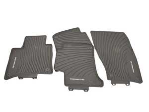 ES#3275055 - 95804480155OP1 - All Season Rubber Floor Mats - Agate Grey - Set of four floor mats for left-hand drive vehicles - Genuine Porsche - Porsche