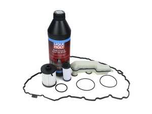 ES#5435382 - 0CK325421AKKT - DSG Transmission Service Kit - 7 Liters - Includes new filters & transmission pan gasket with securing hardware. Includes Liqui Moly Dual Clutch 8100 Fluid. - Assembled By ECS - Audi