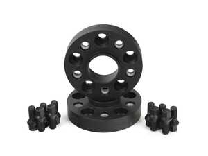 ES#3690526 - 6055664SW - 30mm DRA Series Trak Wheel Spacers (Black) - Pair - Fine tune your stance and improve handling - Includes special bolts to mount these spacers to your BMW's & MINI's wheel hubs. - H&R - BMW MINI