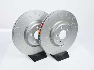 ES#5481962 - 0343011024sd - 1-Piece Front Brake Rotor Upgrade Kit - Pair (350mm X 34mm) *Scratch And Dent* - Geomet Anti-Corrosion Coating, CM-250 Special Alloy Designed Specifically To Reduce Warping from Hard Street Use - Scratch & Dent - Audi
