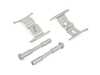 ES#4908136 - 95535195900 - Caliper Hardware Kit - Left and right side fitment - Hamburg Tech - Porsche