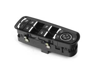 ES#5396280 - 7PP959858AFDML - Driver Window Switch Controller  - Matte black and bright chrome switch unit - MTC - Porsche