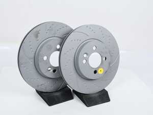 ES#5493222 - GD7368SD - Front Brake Rotors EBC Slotted And Dimpled - Front Pair 11.57" (294x22) *Scratch And Dent* - Scratch & Dent - MINI