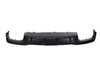 ES#3981898 - 4K8807521DRU6 - S7 Rear Diffuser - Dark Chrome Matte  - Dark chrome matte rear diffuser from the Audi C8 S7 model with quad exist exhaust cut-outs - Genuine Volkswagen Audi - Audi
