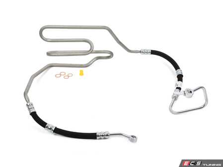 ES#5482379 - 8N0422893AA - Power Steering Pressure Hose - Connects the power steering pump to the rack - Precision Engineered Chassis - Audi