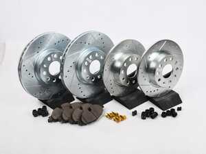 ES#5491598 - K8364-26SD1 - Power Stop Z26 Street Warrior Front & Rear Brake Kit (312x25/272x10) *Scratch And Dent* - Scratch & Dent - Volkswagen