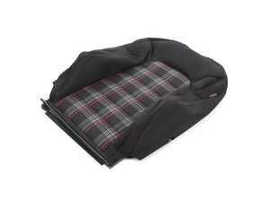 ES#2786248 - 5GM881805RBBN - Seat Back Cushion Cover - Driver Side - replace your ripped or torn fabric cover. - Genuine Volkswagen Audi - Volkswagen