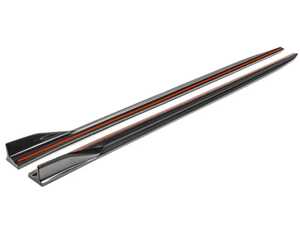 ES#5504462 - TR-BF97SSCF - Carbon Side Skirt Set - Elevate the exterior styling of your high-performance SAV with the Trevora Carbon Fiber Rear Roof Spoiler. - Trevora - BMW