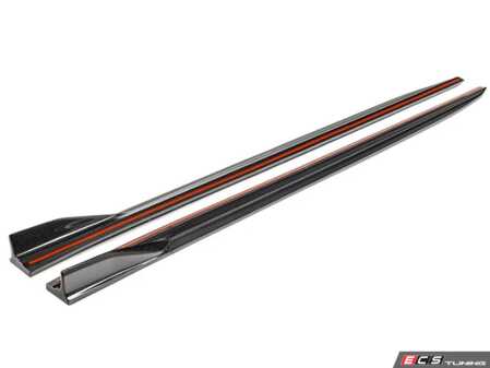 ES#5504462 - TR-BF97SSCF - Carbon Side Skirt Set - Elevate the exterior styling of your high-performance SAV with the Trevora Carbon Fiber Rear Roof Spoiler. - Trevora - BMW