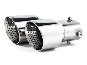 ES#5495479 - TR-BGETGS - Cerakote Polished Exhaust Tip Set - Upgrade your vehicle's rear profile with the Trevora Polished Exhaust Tip Set. - Trevora - BMW