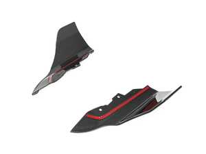 ES#5495486 - TR-G87TR87RBW - TR87 Carbon Fiber Rear Bumper Winglet Set - Elevate the rear profile of your G87 M2 with the Trevora TR87 Carbon Fiber Rear Bumper Winglet Set. - Trevora - BMW