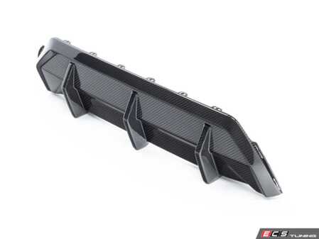 ES#5503738 - TR-G42RDID01CF - Carbon Fiber Rear Diffuser - Elevate the rear stance of your BMW G42 M240i with the Trevora Carbon Fiber Rear Diffuser. - Trevora - BMW