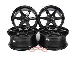 ES#4686189 - 539-880-4445bkKT - 18" Enkei T6R - Set Of Four - 18"x8" ET45 5x112 57.1CB - Gloss Black Black - Enkei Wheels - Audi Volkswagen