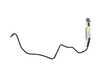 ES#3470933 - 1J0614749 - Rear Hard Brake Hose - Left - Brake line from mid brake hose to brake caliper, includes banjo bolt to caliper - Genuine Volkswagen Audi - Audi Volkswagen