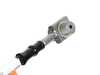ES#3470933 - 1J0614749 - Rear Hard Brake Hose - Left - Brake line from mid brake hose to brake caliper, includes banjo bolt to caliper - Genuine Volkswagen Audi - Audi Volkswagen