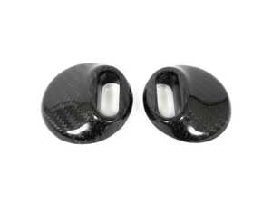 ES#5504620 - I215 - Rennline Carbon Fiber RS Door Pull Bezel Set - Rennline's Carbon Fiber RS Door Pull Bezels are a great way to give your 911's RS-style door panels a subtle, race-inspired upgrade! - Rennline - Porsche