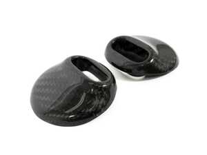 ES#5504620 - I215 - Rennline Carbon Fiber RS Door Pull Bezels - Rennline's Carbon Fiber RS Door Pull Bezels are a great way to give your 911's RS-style door panels a subtle, race-inspired upgrade! - Rennline - Porsche