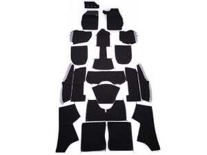 ES#5504690 - C002  - 1974-1984 Porsche 911 Coupe Carpet Kit - (LHD Manual) - Includes all original carpet pieces, including door pockets, heel and toe pads, and backing materials for a comprehensive interior restoration! Choose your option and color! - Rennline - Porsche