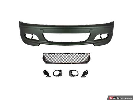 ES#5504706 - E462DMTFT - Mtech Designed E46 2DR Front Bumper - Ready to ditch your tired stock bumper and give your E46 the sleek, sporty front end it was born to have? The M-Tech Style Front Bumper Conversion Kit is one of the single best visual upgrades you can make to your 19992005 E46 2-Door. - Suvneer - BMW