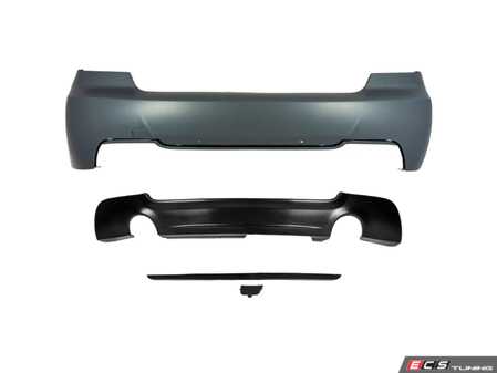 ES#5504716 - E91MTRR0 - MT Designed E91 Rear Bumper - Dual Exit Exhaust - Looking to shed that plain factory look and give your E91 Touring a sleek, modern upgrade? The MT Designed Rear Bumper Kit is the ultimate styling mod to elevate your wagons rear profile - Suvneer - BMW