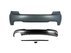 ES#5504718 - E91MTRR0328 - MT Designed E91 Rear Bumper - Single Exit Exhaust - Looking to shed that plain factory look and give your E91 Touring a sleek, modern upgrade? The MT Designed Rear Bumper Kit is the ultimate styling mod to elevate your wagons rear profile - Suvneer - BMW