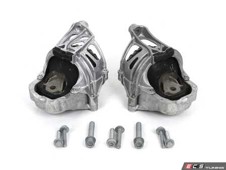 ES#4821284 - 4m0199371haKT - Engine Mounts With Installation Kit  - Includes both mounts and required hardware. - Genuine Volkswagen Audi - Audi