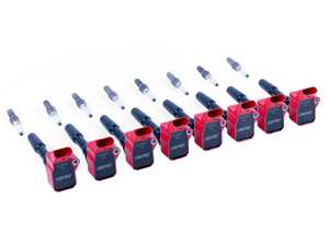 ES#5504835 - KT100034 - APR Ignition Coil & Spark Plug Kit (4.0T EA825 8-cylinder Engines) - Red - Includes Eight Red APR coil packs and spark plugs to service your ignition system - APR - Audi