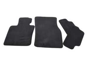 ES#3083391 - 51477409970 - Front & Rear Carpet Factory Floor Mats Set Velour Black - Priced As Set - Replace or upgrade to factory MINI mats - Genuine MINI - MINI