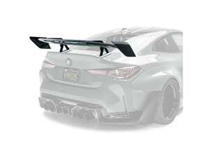 ES#5504907 - A14A40-1503-V2 - AT-R3 Carbon Fiber Swan Neck Wing - V2 - Generate large amounts of downforce and save weight with Carbon-Fiber construction - Includes flat endplates for a sharper appearance compared to V1's curved endplates - ADRO INC. - BMW