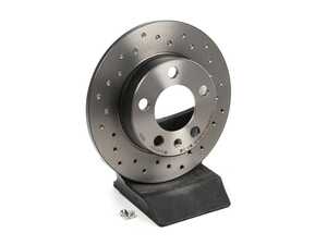 ES#4488302 - 1J0615601 - Premium Xtra Cross Drilled UV Coated Rotor - Brembo - Audi Volkswagen