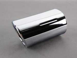 ES#39420 - 18107511433 - Long Exhaust Tip - Chrome. Covers the muffler tail pipe - Genuine BMW - BMW
