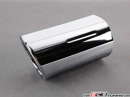ES#39420 - 18107511433 - Long Exhaust Tip - Chrome. Covers the muffler tail pipe - Genuine BMW - BMW