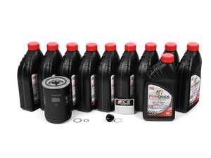 ES#2649575 - 93010776401KT8 - 930 Turbo Oil Service Kit With ECS Magnetic Drain Plug - Everything you will need to complete an oil change with 20W-50 Penn Grade 1 - Assembled By ECS - Porsche