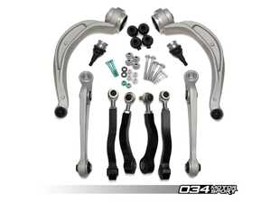 ES#4159576 - 034-401-1055 - Camber Correcting Density Line Control Arm Kit - Front - Includes lower control arms, upper adjustable control arms, M12 ball joints and all necessary hardware. - 034Motorsport - Audi