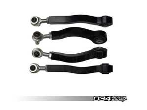 ES#4159610 - 034-401-1057 - Track Spec Density Line Control Arm Kit - Front - Includes lower control arms, upper adjustable control arms, M12 ball joints and all necessary hardware. - 034Motorsport - Audi