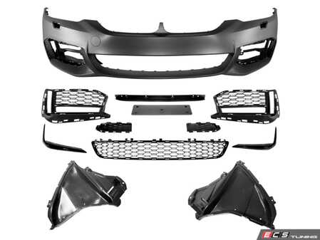 ES#4146978 - 011818ecs05 - M Sport Style Front Bumper - Add the more aggressive front bumper from the M Sport package - ECS - BMW