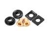 ES#4880769 - 034-508-3015 - Billet Solid Shifter Bushing Kit - Version 2 - Due to the occasional oddball part crossover between chassis and years, please measure the pivot shaft diameter to ensure the version you order has the correct bushing inner diameters. Rectangle 8.5mm, Round 8mm - 034Motorsport - Audi Volkswagen