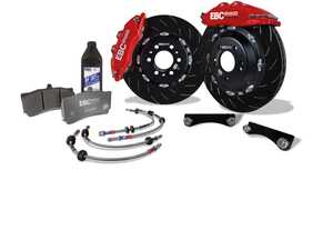 ES#5456710 - BBK065RED-1 - Apollo Big Brake Kit - Red - Front - Bluestuff Pads - Combines a stunning aesthetic with massive 6-piston clamping power. - EBC - BMW