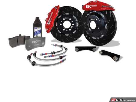 ES#5456710 - BBK065RED-1 - Apollo Big Brake Kit - Red - Front - Bluestuff Pads - Combines a stunning aesthetic with massive 6-piston clamping power. - EBC - BMW