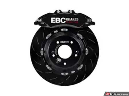 ES#5456713 - BBK065BLK-1 - Apollo Big Brake Kit - Black - Front - Bluestuff Pads - Subtle Sophistication and Uncompromising Force. - EBC - BMW