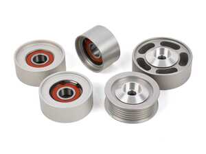 ES#5470401 - M156IDLER - Billet Aluminum 5 Piece Idler Pulley Upgrade - M156 - Eliminate weak factory plastic idlers with the UPD M156 Billet Idler Set - a high-strength CNC aluminum upgrade built for smoother operation, extreme durability, and long-term AMG reliability. - Ultimate Performance And Design  - Mercedes Benz