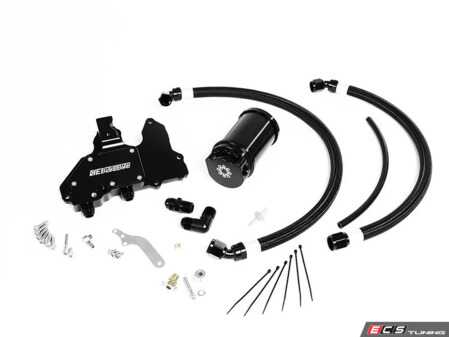 ES#2918663 - IEBACN1 - Recirculating Catch Can Kit - Everything needed to add a catch can to your MK7 TSI using the OEM valve cover. - Integrated Engineering - Audi Volkswagen