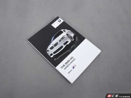 ES#2626541 - 01402914723 - Owner's Manual For E92 - E93 M3 W. Idrive - Genuine BMW - BMW