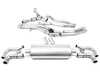 ES#4147867 - SSXAU899 - Particulate Filter-Back Performance Exhaust System - Non-Resonated  - 3.00" Stainless, Non-Resonated (Louder) - No Cutting Required - Fits with OE Trims - Milltek Sport - Audi