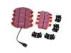 ES#5432877 - EBCMQBREDKT - Front & Rear RedStuff Performance Brake Pad Set - A high performance street pad, featuring Kevlar technology. - EBC - Volkswagen